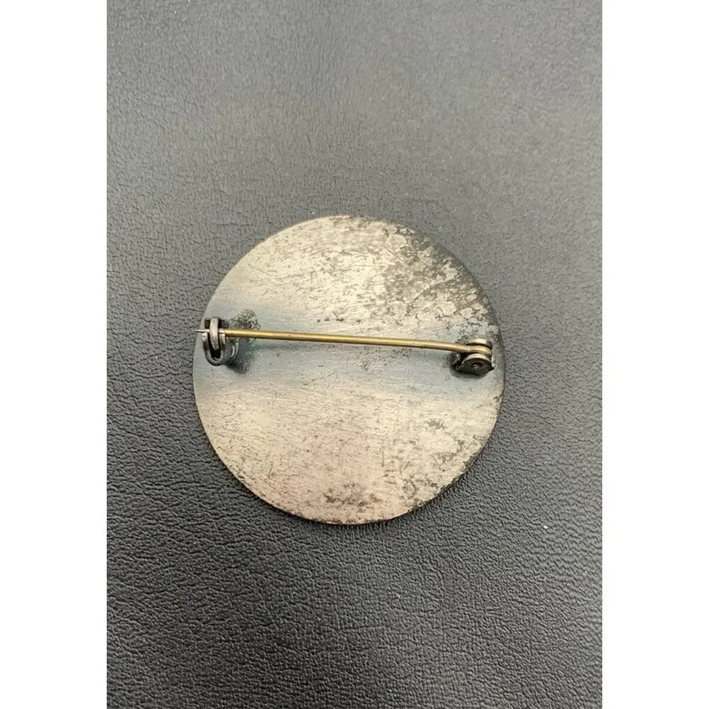 Vintage Gondola Pewter / Silver Tone Brooch‎